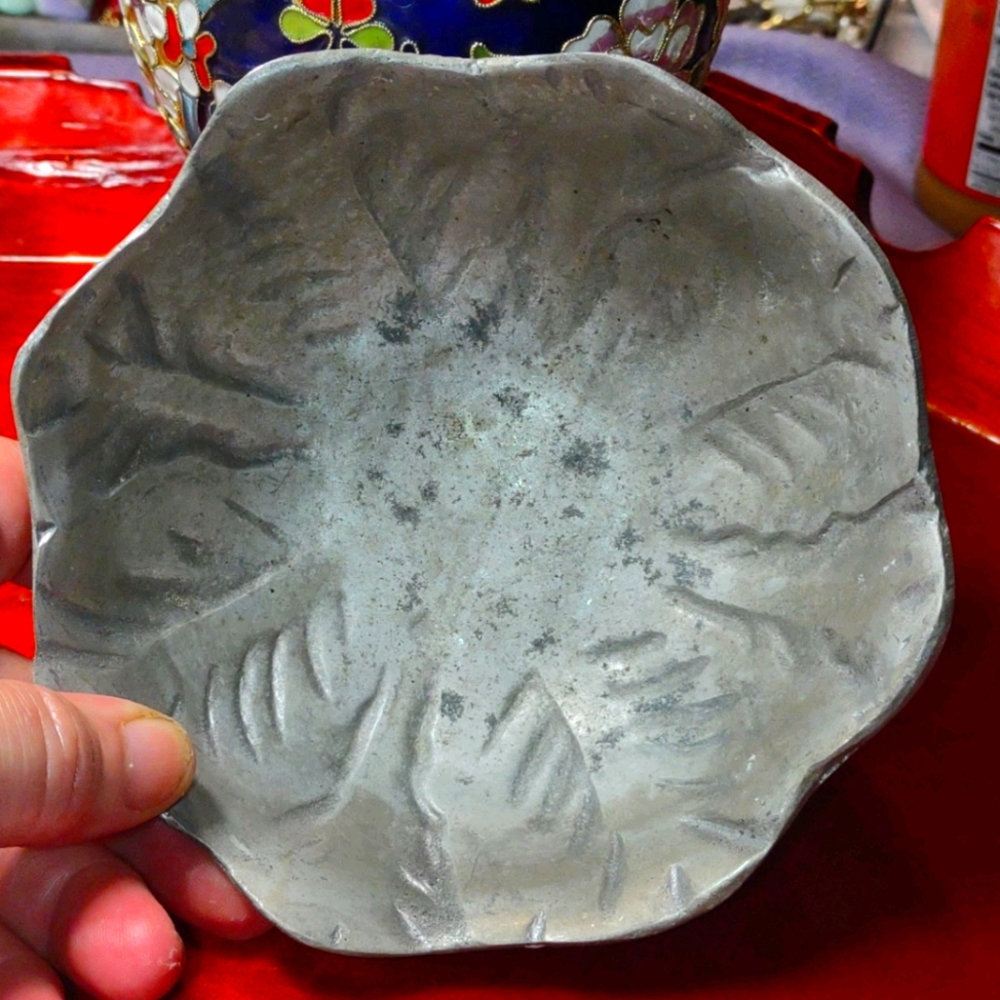 VERY OLD (Pewter?) Dish (Bowl)